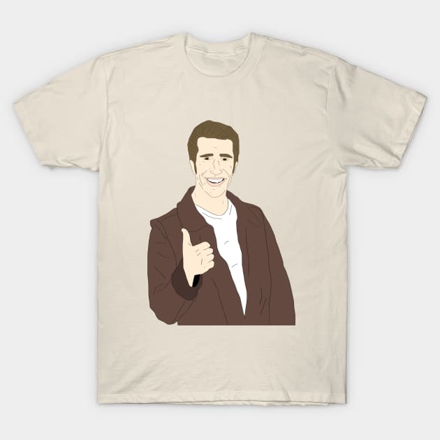 Fonzie T-Shirt by VideoNasties